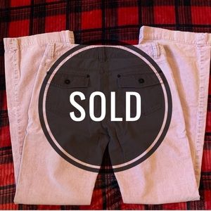 Banana Republic Pink Corduroys